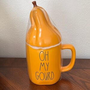 Rae Dunn Oh My Gourd Orange Mug